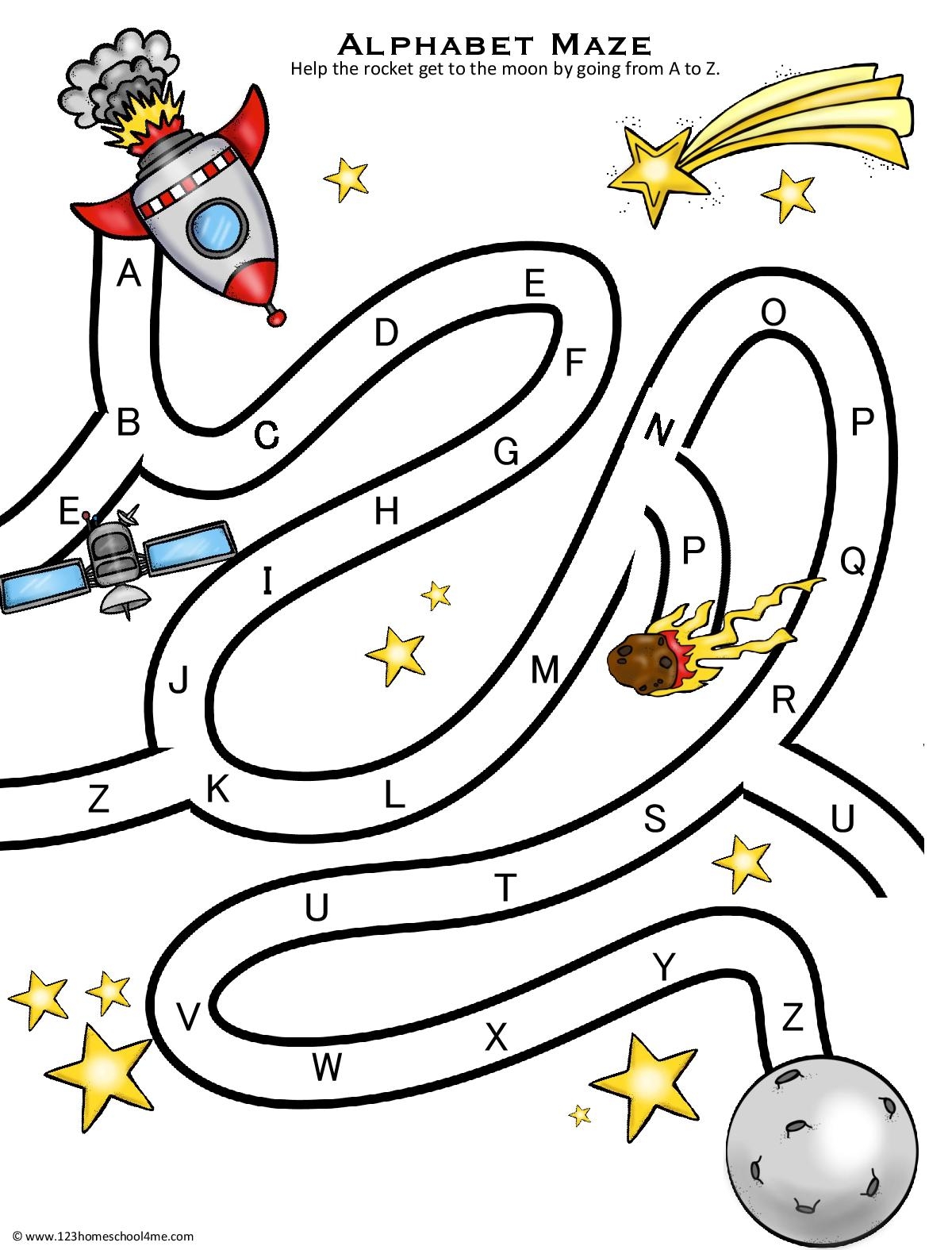 Maze Worksheets For 6 Year Olds