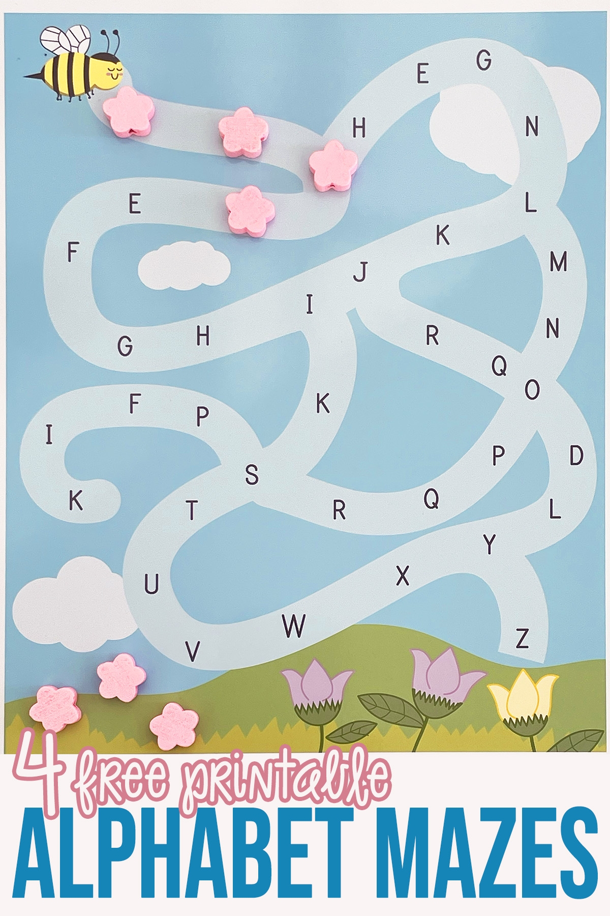  FREE Printable ABC Alphabet Mazes For Pre k And Kindergarten Worksheets Library