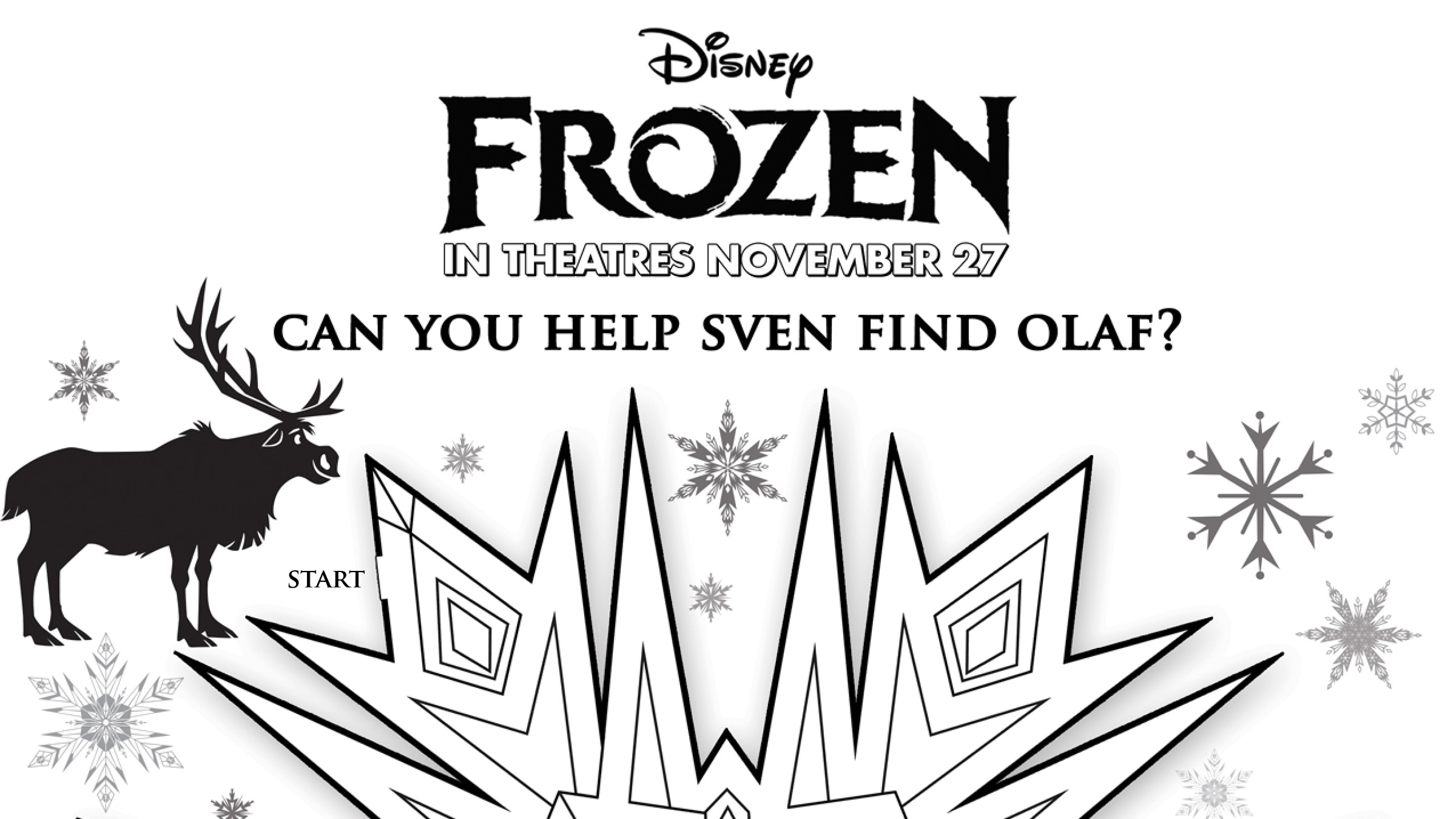 Free Printable Maze Activity Sheets To Celebrate Frozen