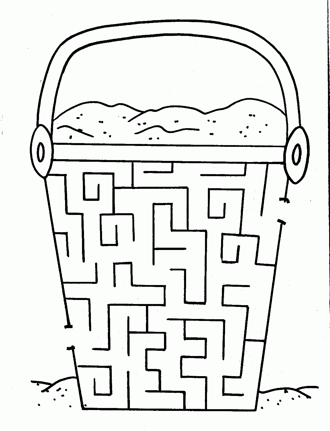 Free Printable Mazes Worksheets Library
