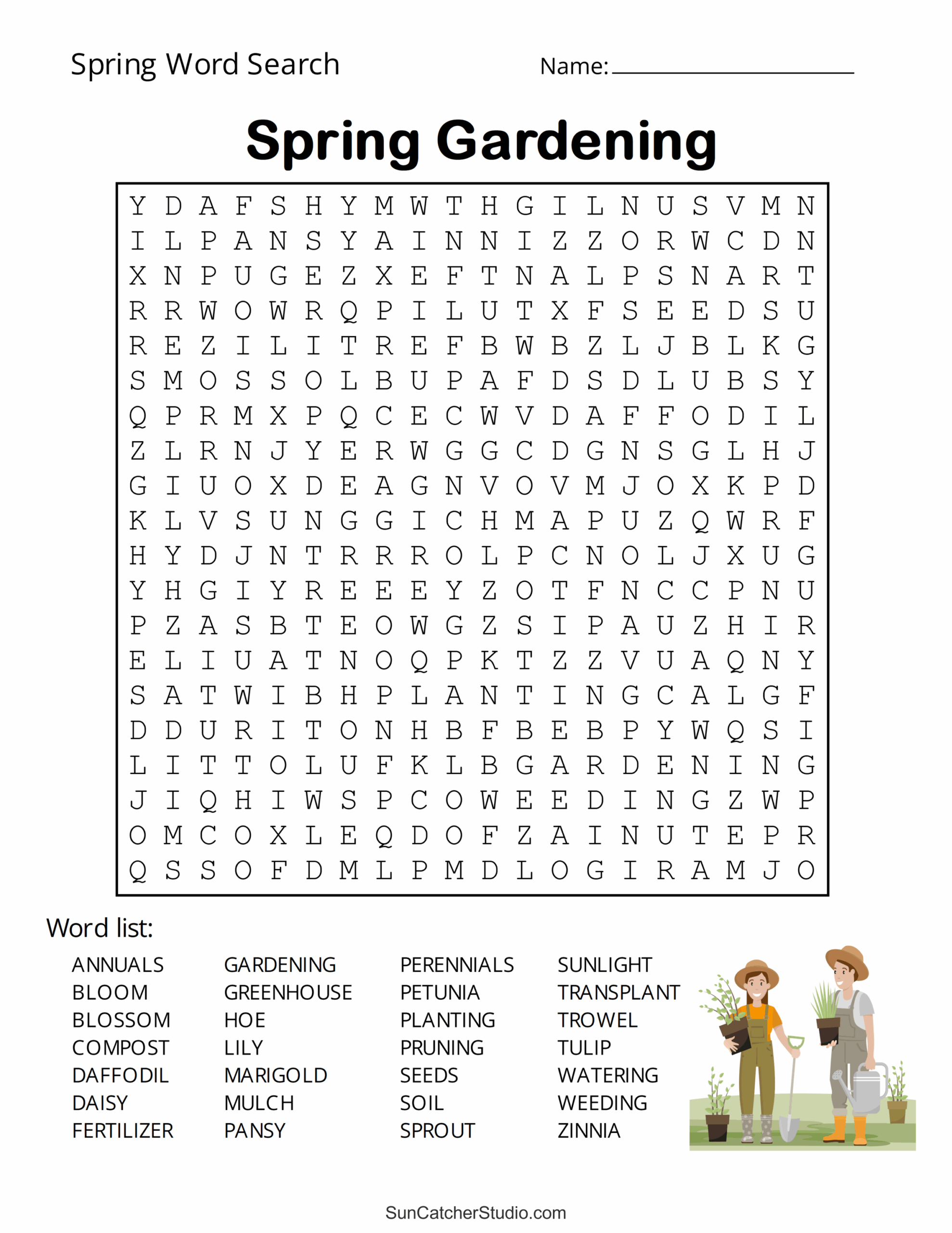 Printable Word Maze Worksheets