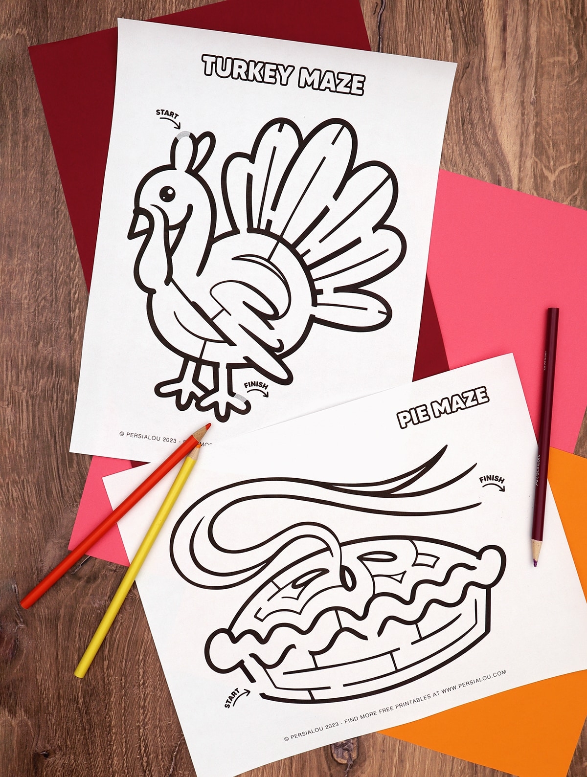 Free Printable Thanksgiving Mazes Cute Holiday Fun For All Ages 
