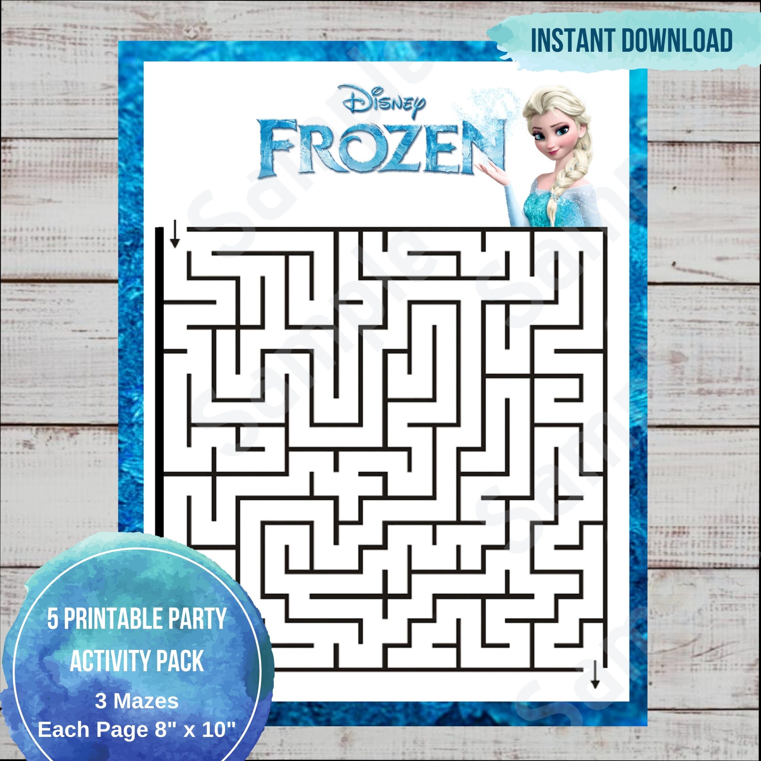 Frozen Activity Pack Printable Kids Activity Frozen Birthday Fun Party Favor Party Games Frozen Themed Party Games Instant Download Etsy UK