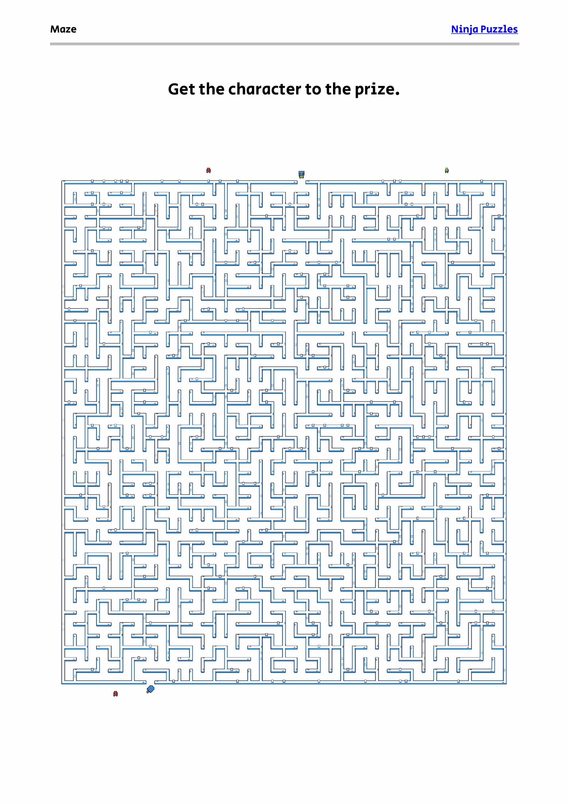 A Difficult Maze Worksheets