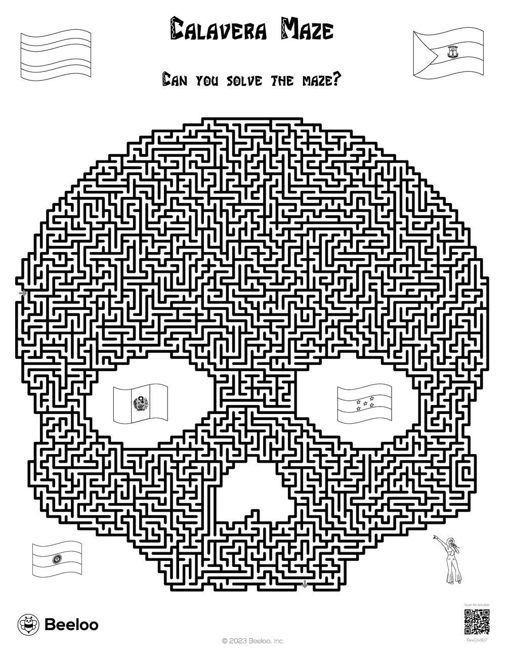 Hispanic Heritage themed Mazes Beeloo Printable Crafts And 