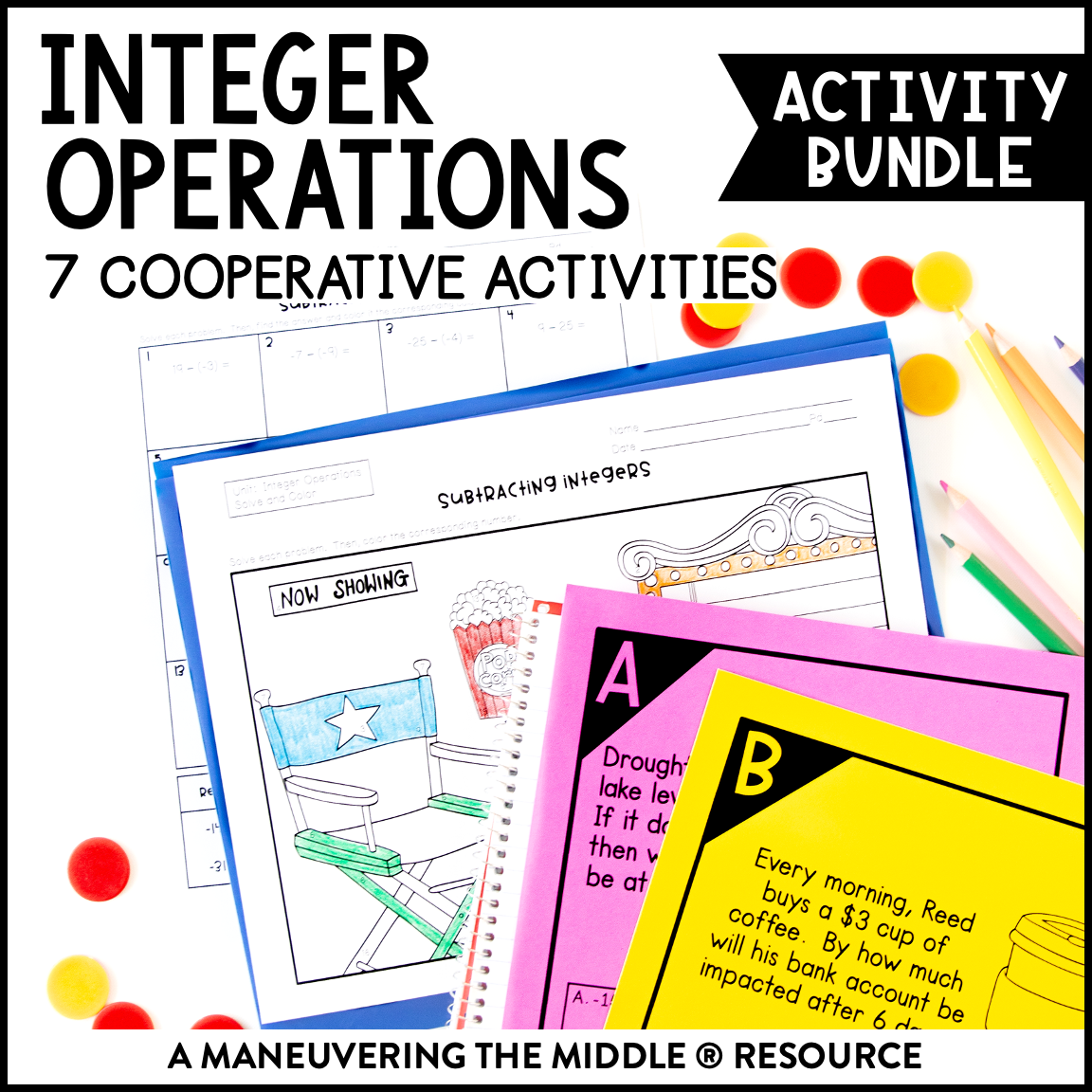 Integer Operations Maze Worksheet