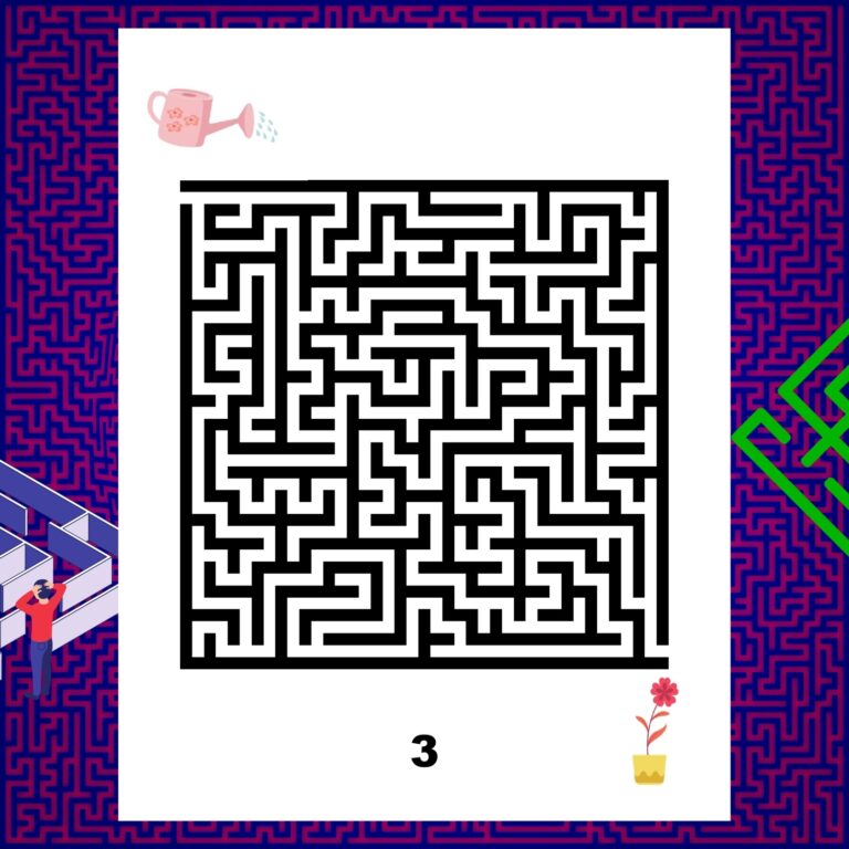 Intermediate Challenging Mazes Activity Worksheet Design With Solution Made By Teachers