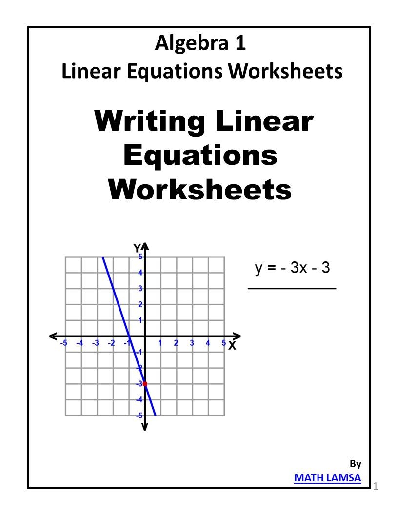 Introduction To Best Linear Equations In Two