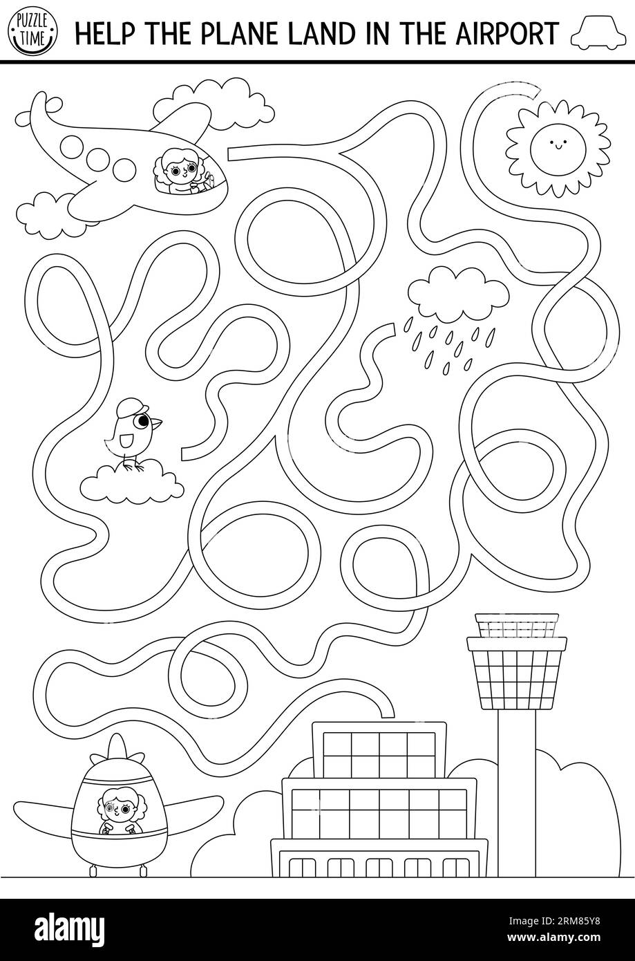 City Maze Worksheet