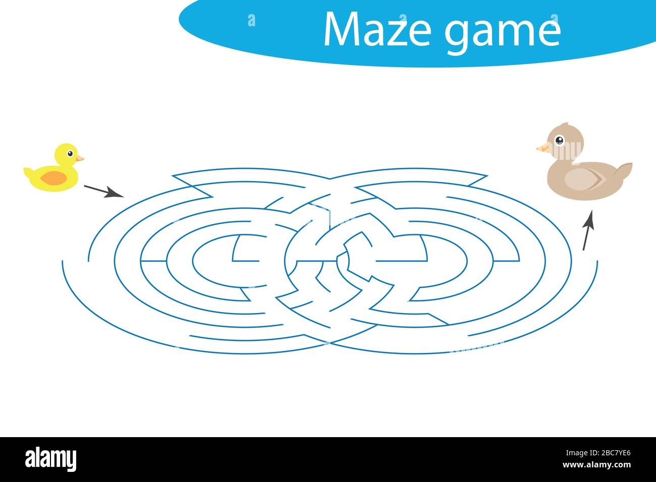 Duckling Maze Worksheet