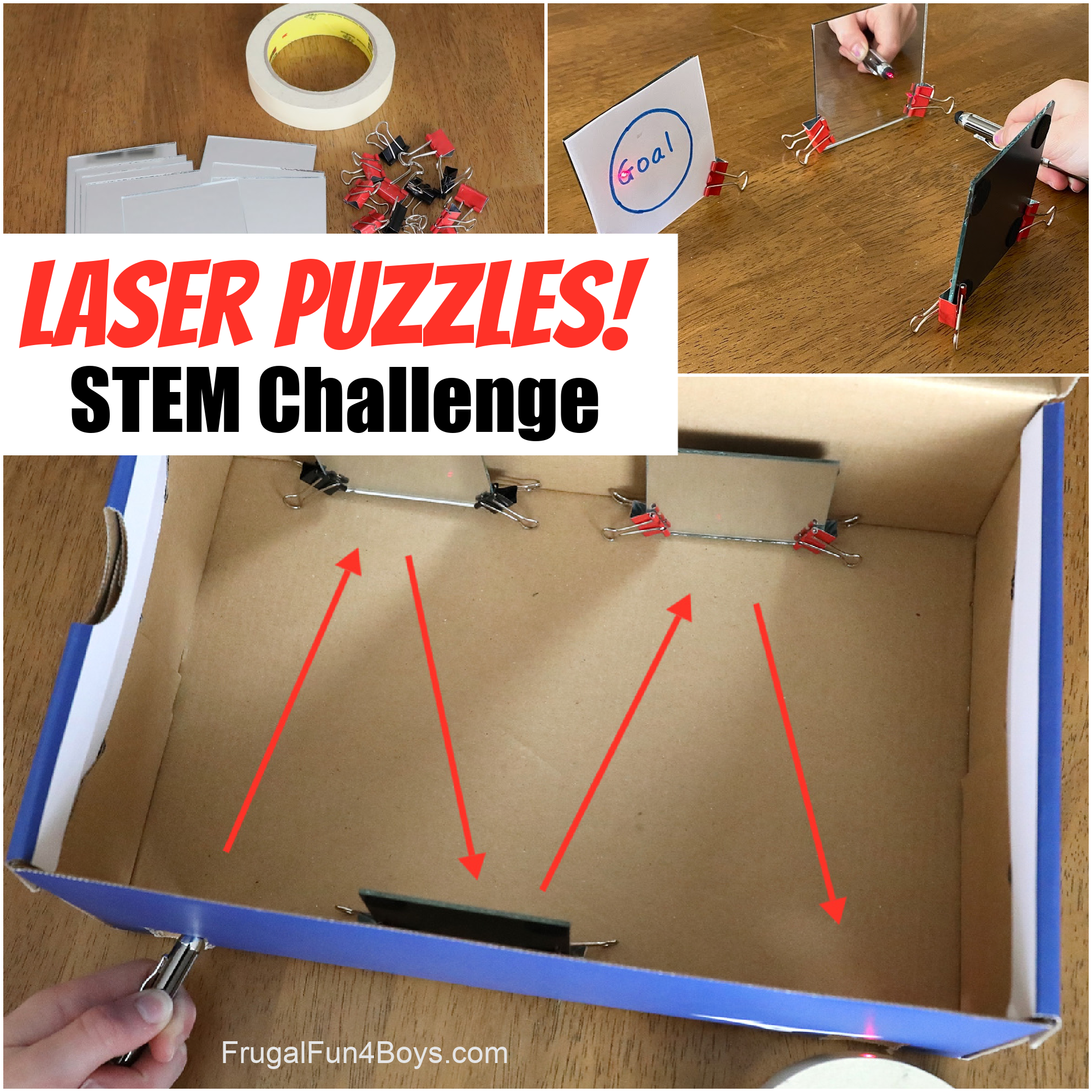 Mirror Maze Worksheet