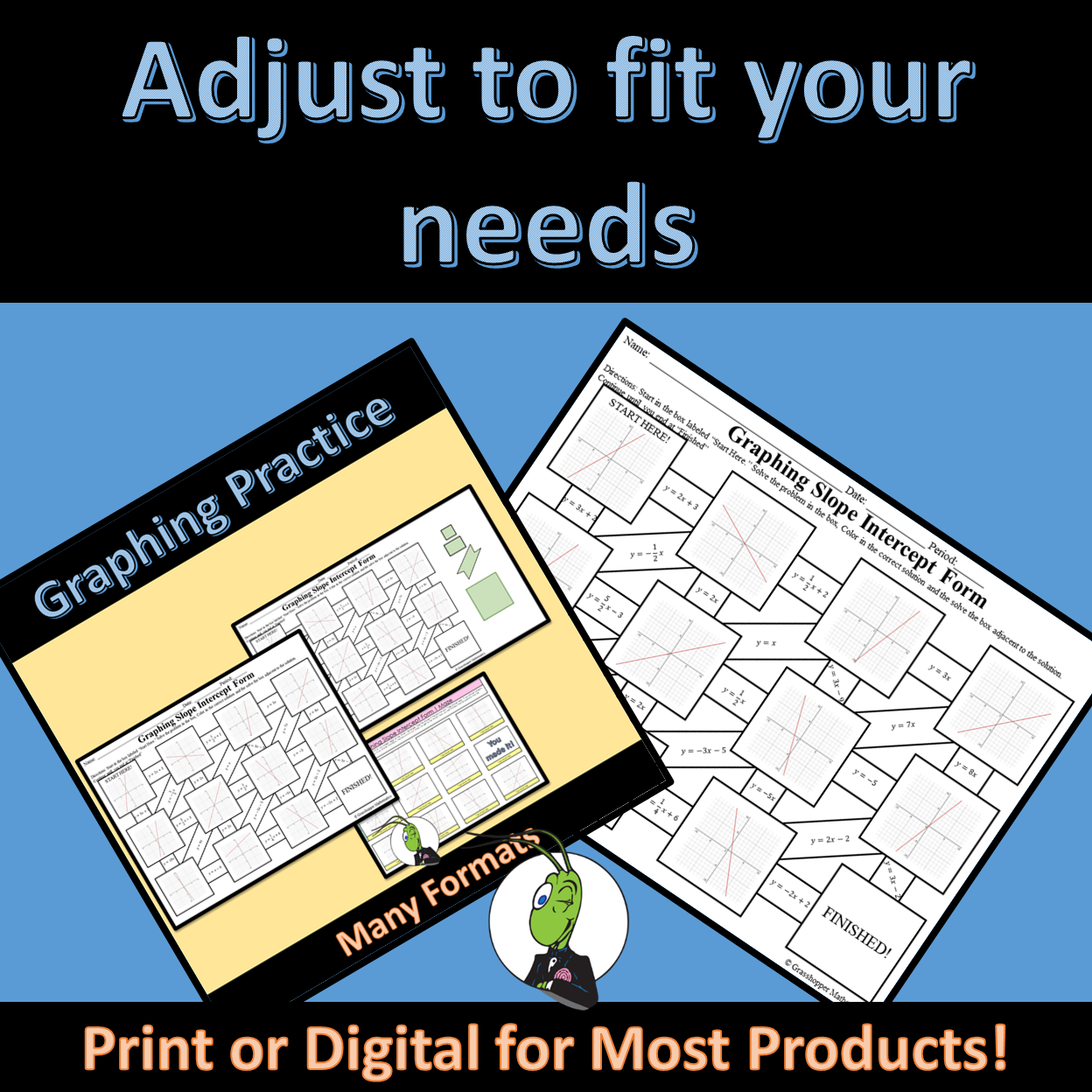 Linear Functions Graphing Activity Bundle For Algebra 1 Classful