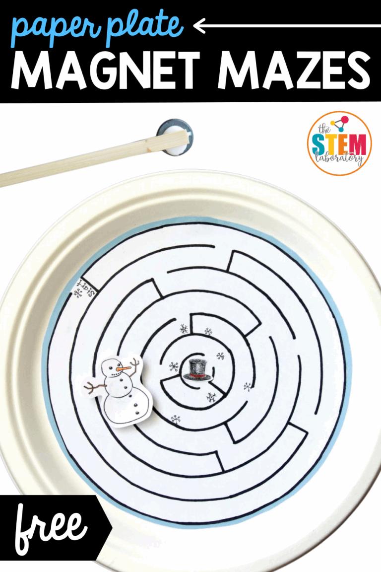 Magnetic Paper Plate Maze The Stem Laboratory
