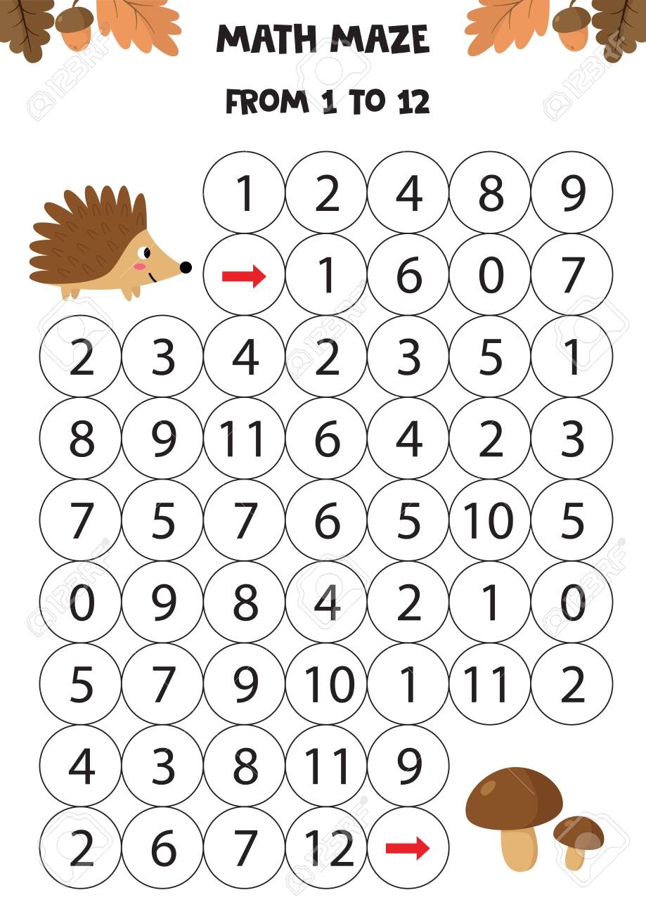 Mouse Maze Counting Principle Worksheet
