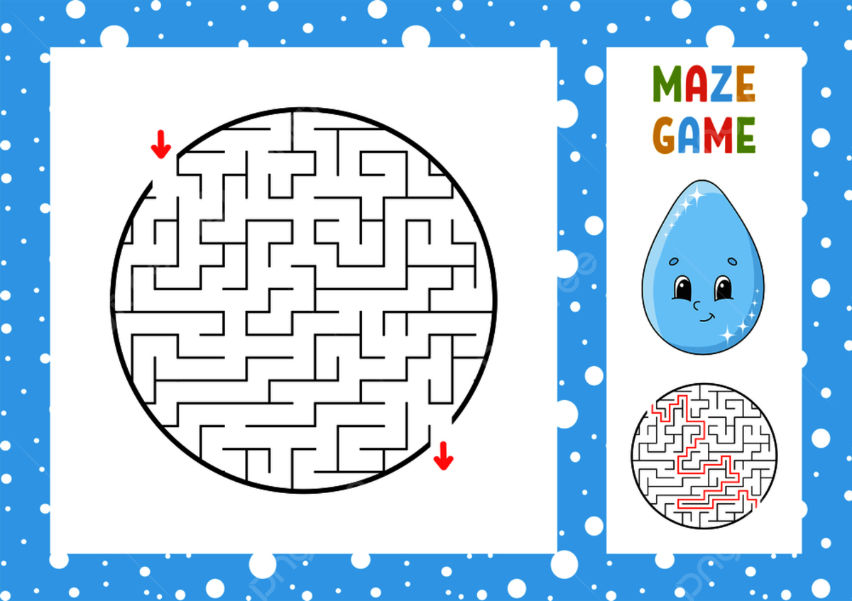 Maze Drop Water Rain Weather Template Download On Pngtree