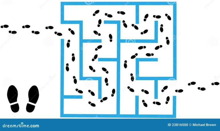 Maze Footprints Stock Illustrations 39 Maze Footprints Stock Illustrations Vectors U0026 Clipart Dreamstime