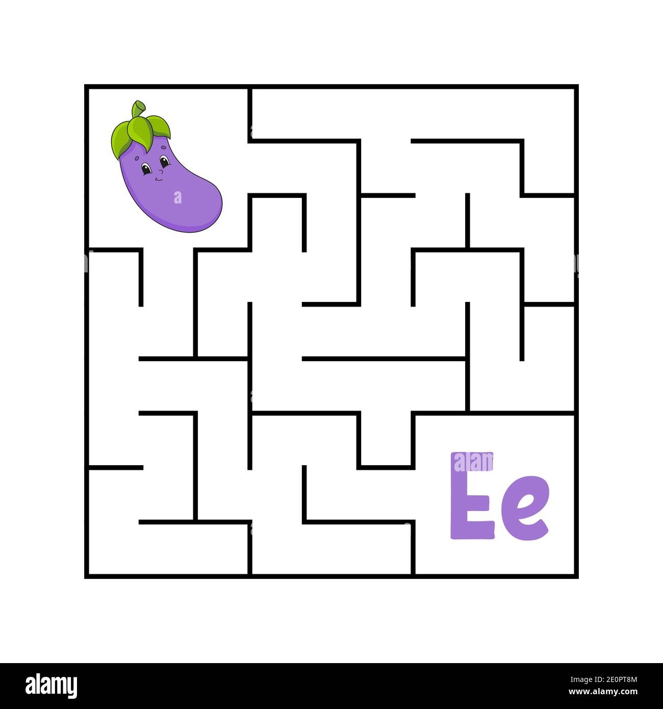 Maze Game For Kids Funny Labyrinth Education Developing Worksheet Activity Page Puzzle For Children Cute Cartoon Style Riddle For Preschool Lo Stock Vector Image U0026 Art Alamy