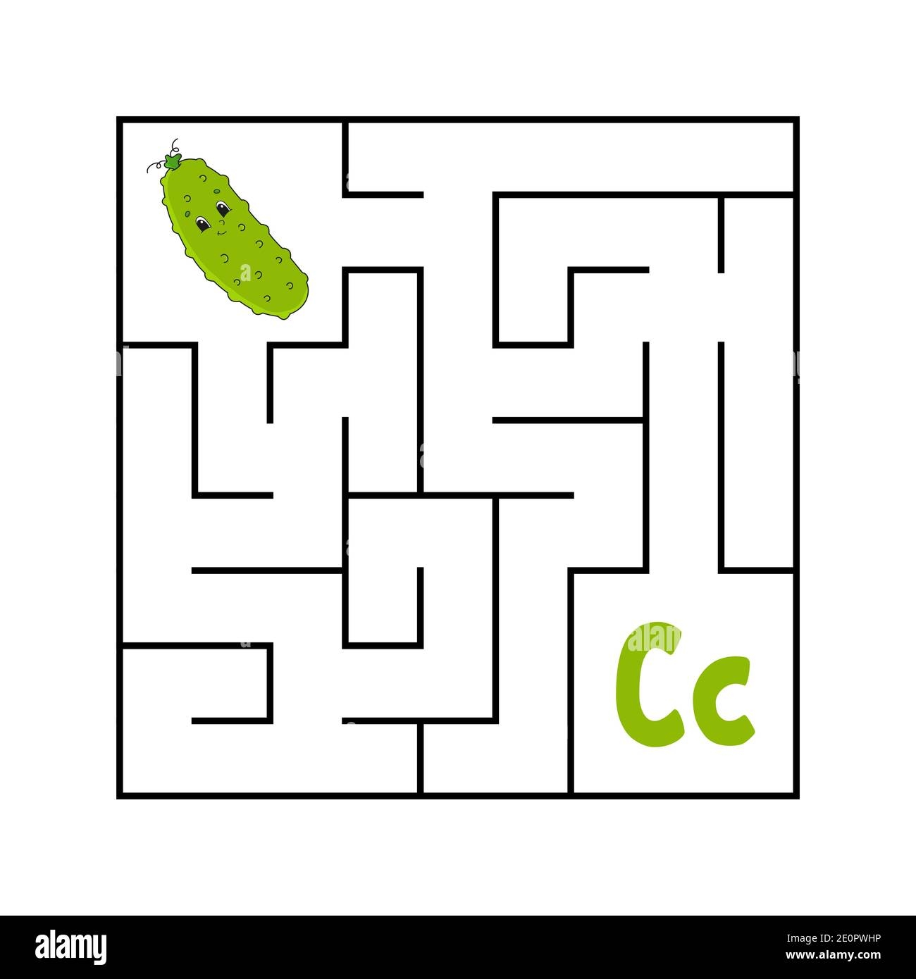 Maze Game For Kids Funny Labyrinth Education Developing Worksheet Activity Page Puzzle For Children Cute Cartoon Style Riddle For Preschool Lo Stock Vector Image U0026 Art Alamy