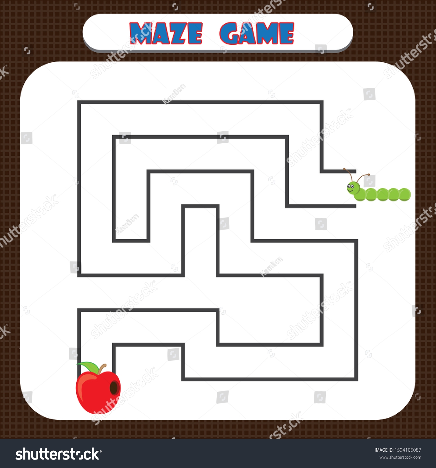Preschool Easy Maze Worksheets