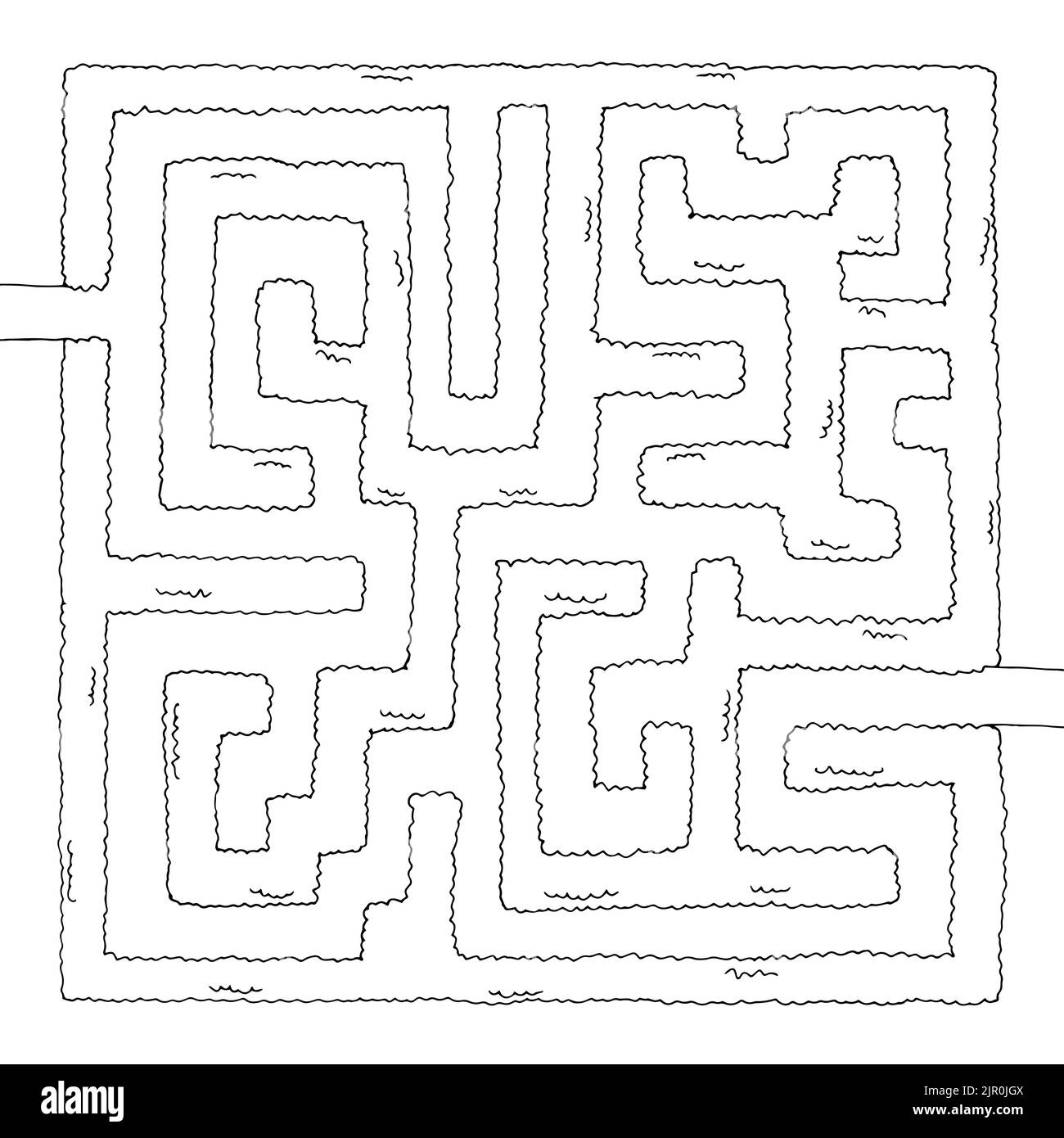 Maze Garden Cut Out Stock Images U0026 Pictures Alamy