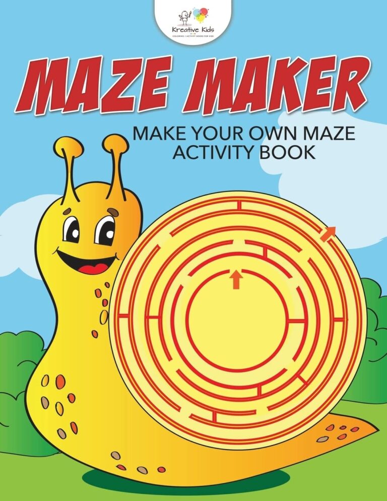 Maze Maker Make Your Own Maze Activity Book Kids Kreative 9781683771500 Amazon Books