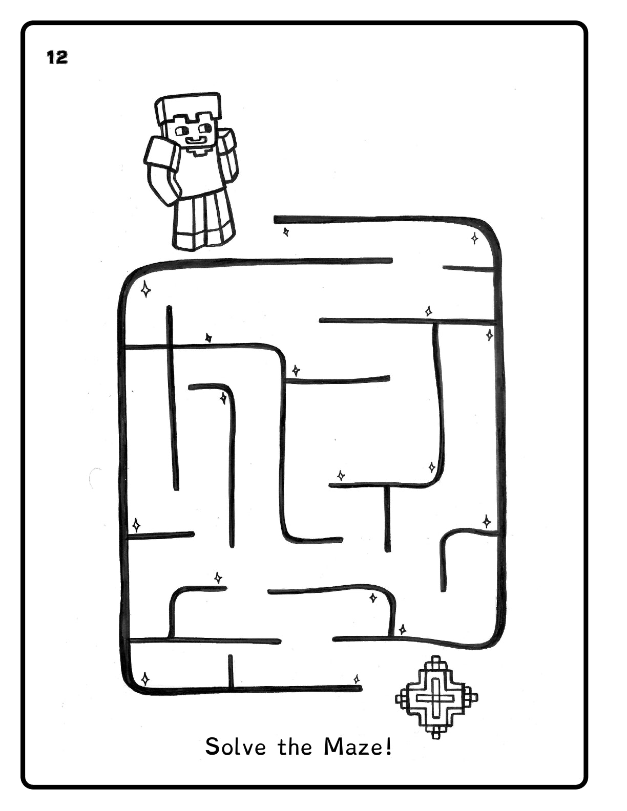 Maze Man Paper Toy Free Printable Papercraft Templates Worksheets Library