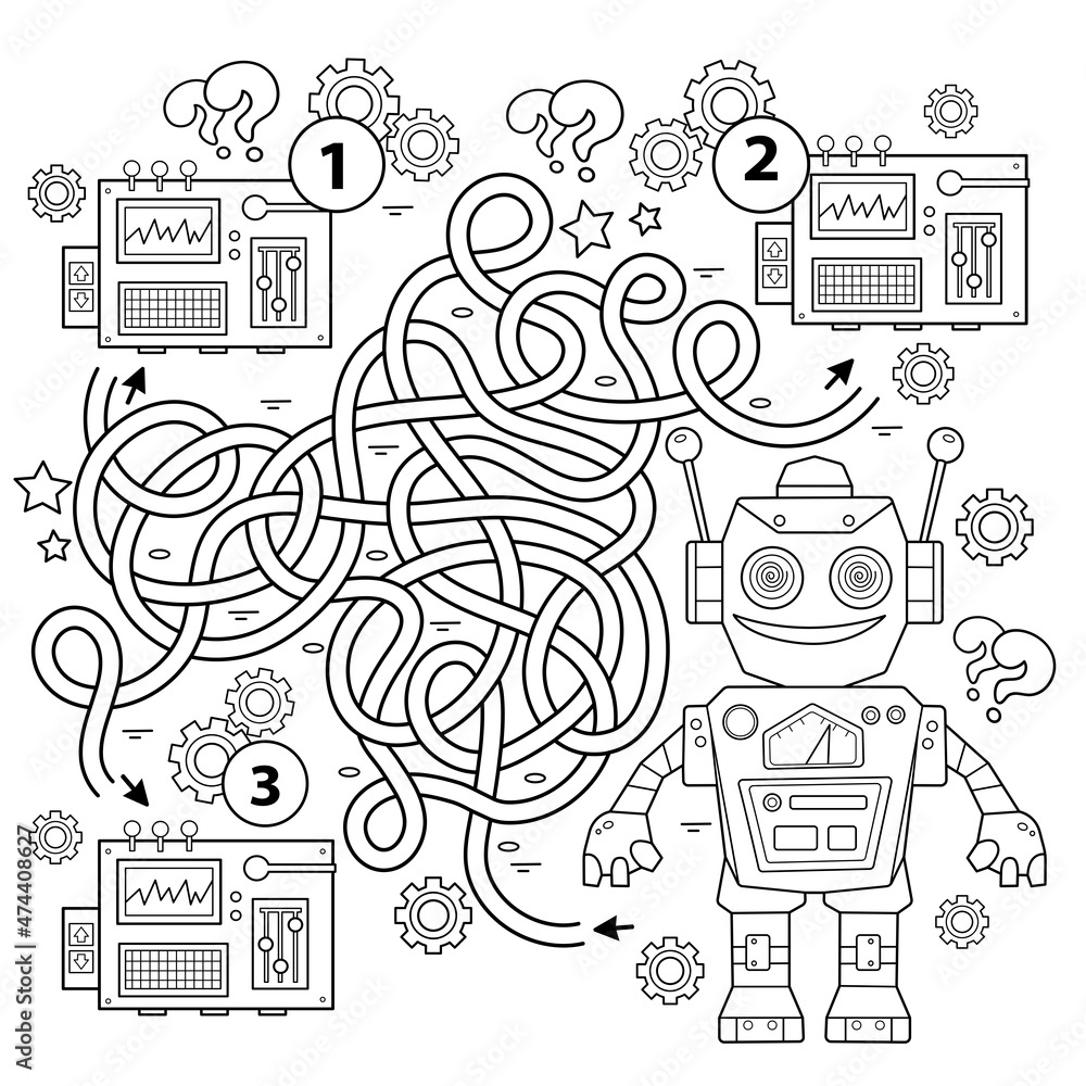 Maze Or Labyrinth Game Puzzle Tangled Road Coloring Page Worksheets Library