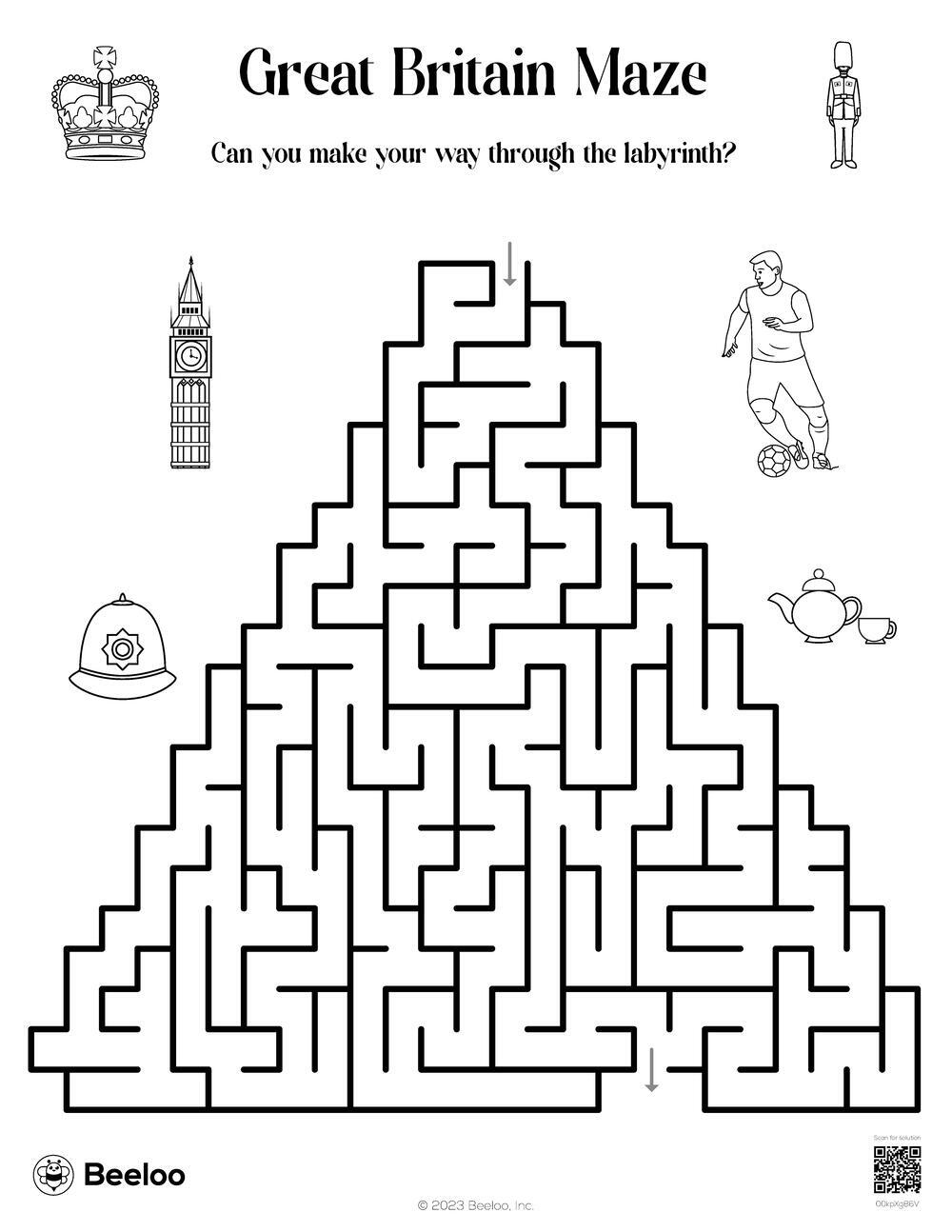 Mazes Beeloo Printable Crafts And Activities For Kids