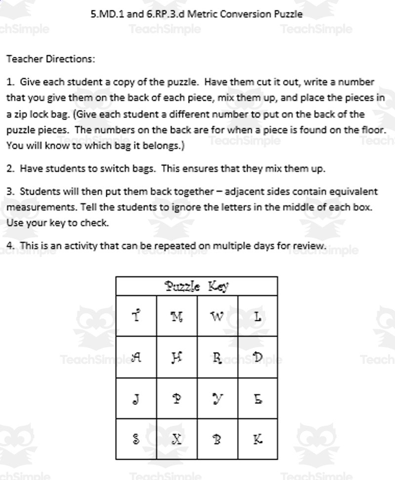 Molarity Maze Worksheet