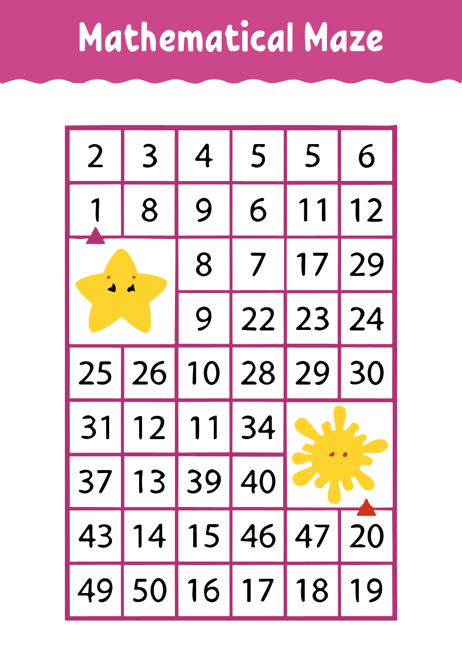 Number Maze To Keep Numbers Up To 120 Made By Teachers