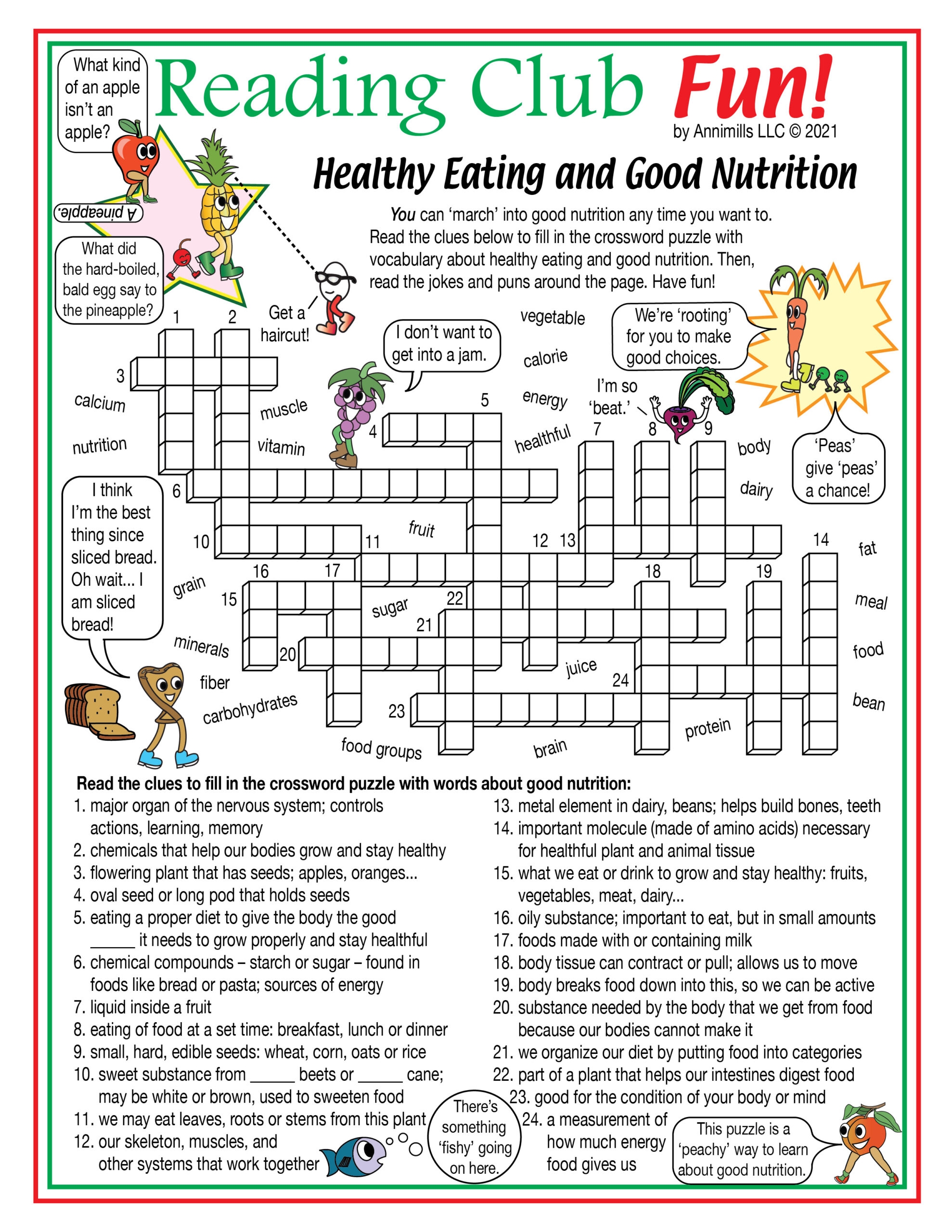 Nutrition Maze Worksheet Answers