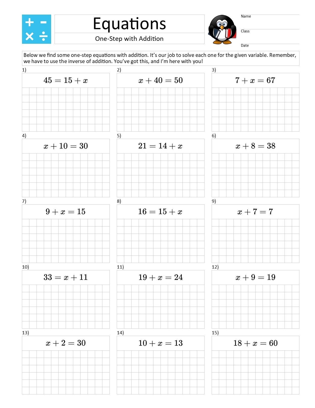 Two Stp Equation Maze Worksheets 8th Grade