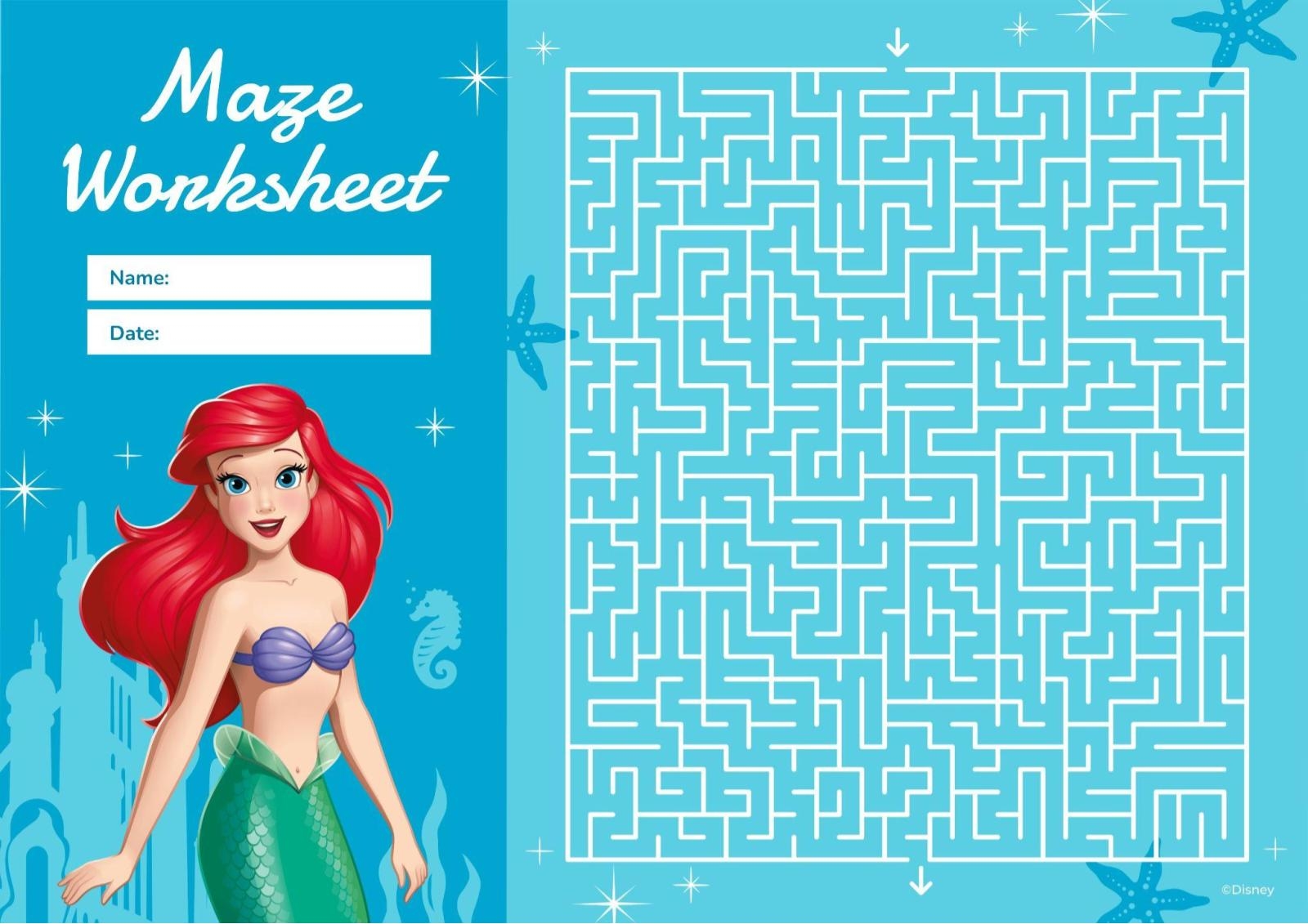 Empieza Maze Worksheet