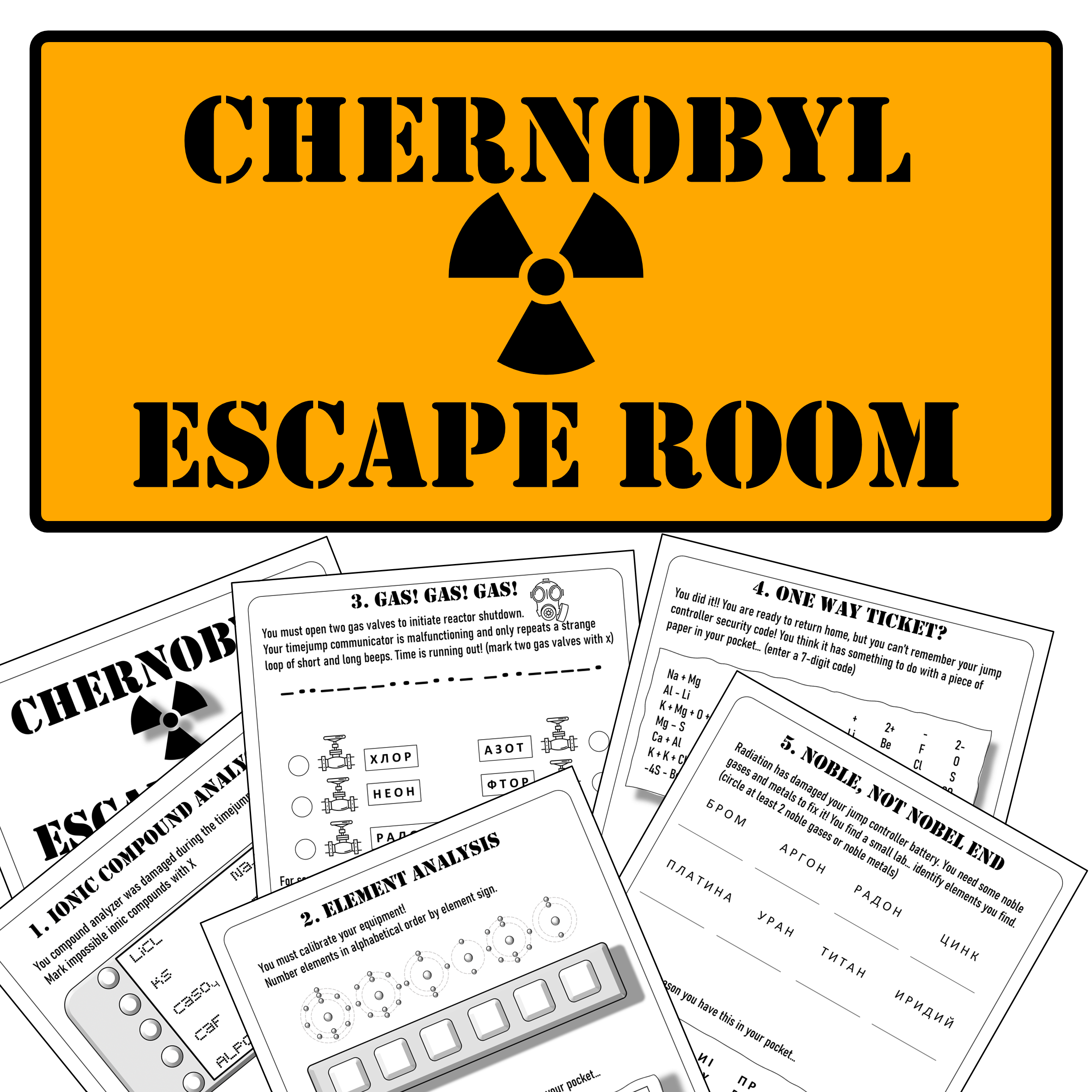 Periodic Table And Electron Shells Chemistry Maze Made By Teachers