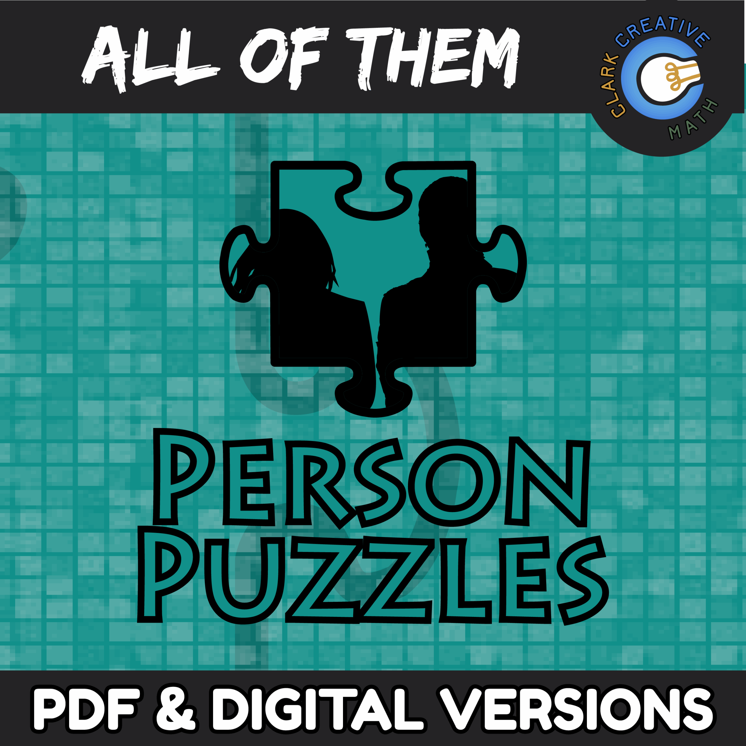 Person Puzzle ALL OF THEM Math Bundle