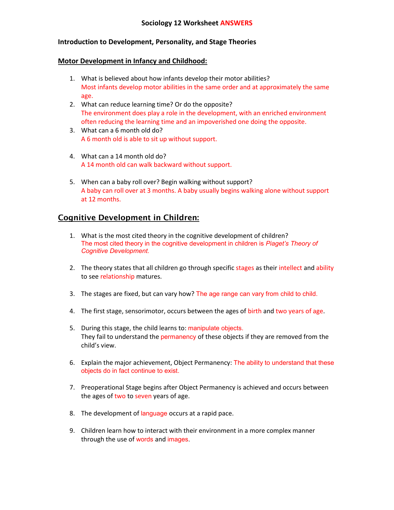 Psychsim 5 Maze Learning Worksheet Answers