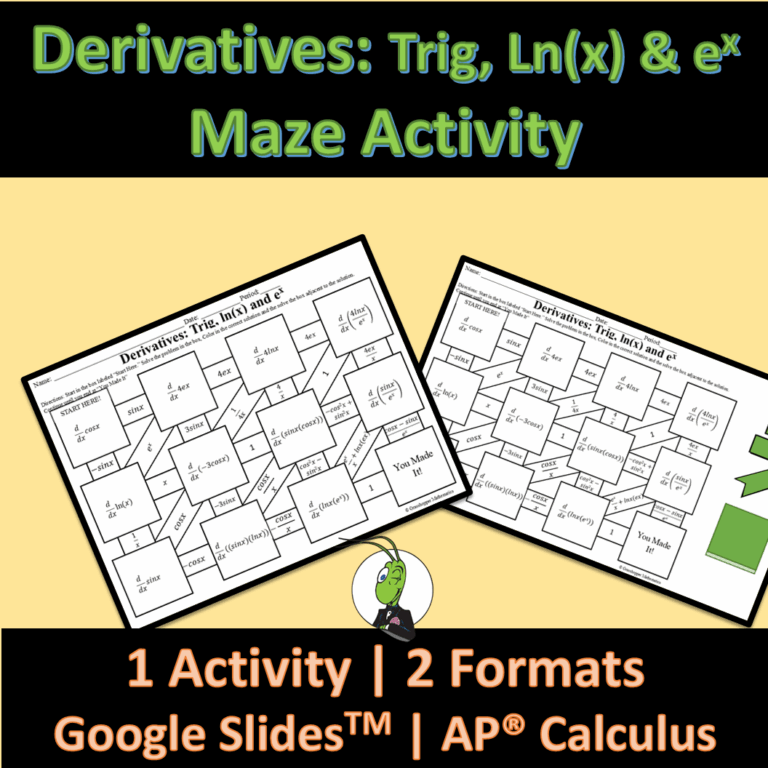 Polynomial Operations Maze Activity Google And Printable