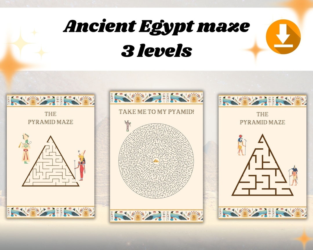 Pyramid Maze Worksheet