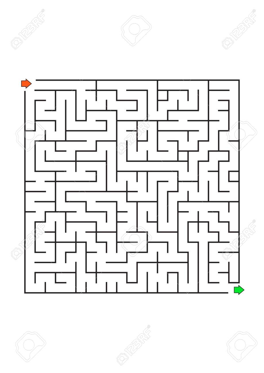 Printable Mazes For Kids Maze Games Worksheet For Children Worksheet For Education Games For Homeschooling Royalty Free SVG Cliparts Vectors And Stock Illustration Image 144125340 