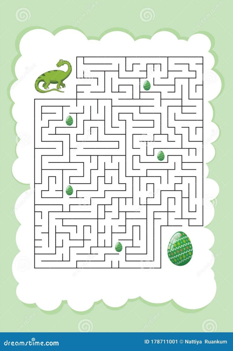 Printable Mazes For Kids Maze Games Worksheet For Children Worksheet For Education Stock Vector Illustration Of Search Printable 178711001