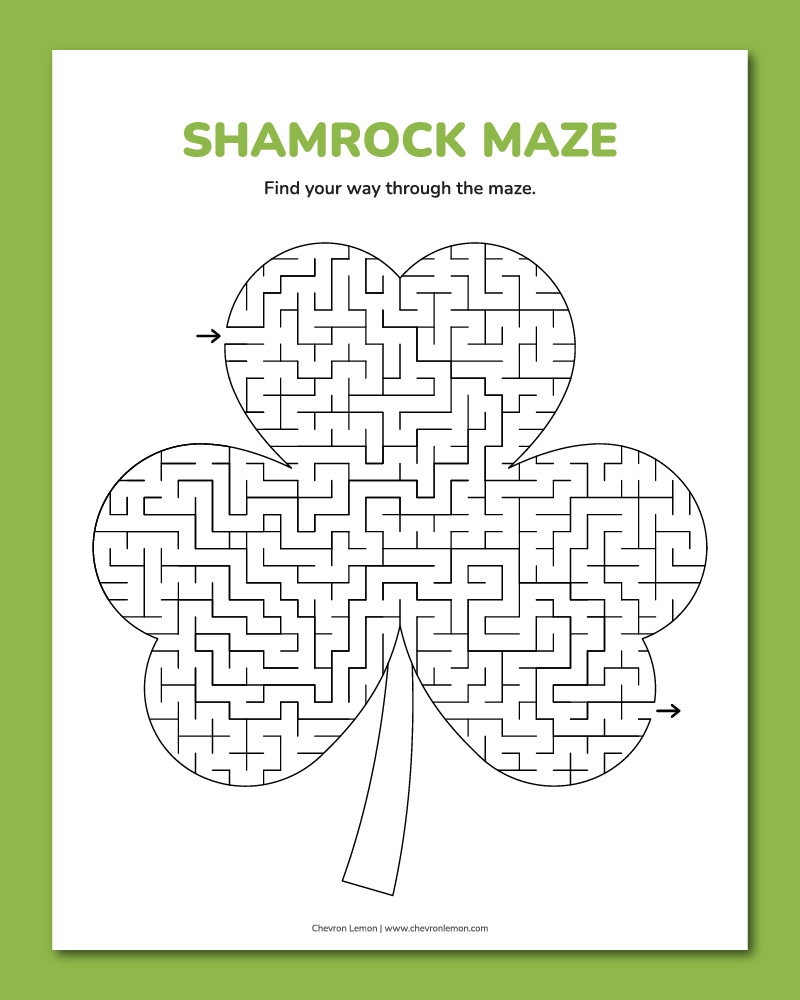 St Sebastian Maze Worksheet