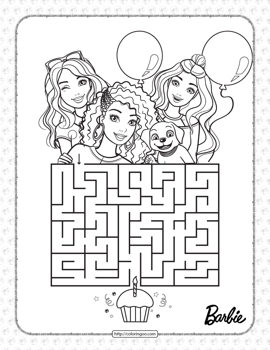 Doll Maze Worksheet