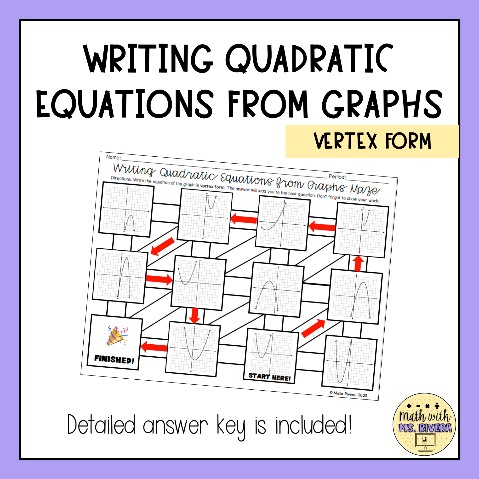 Quadratic Equations Recognized Best Vertex Form Discover