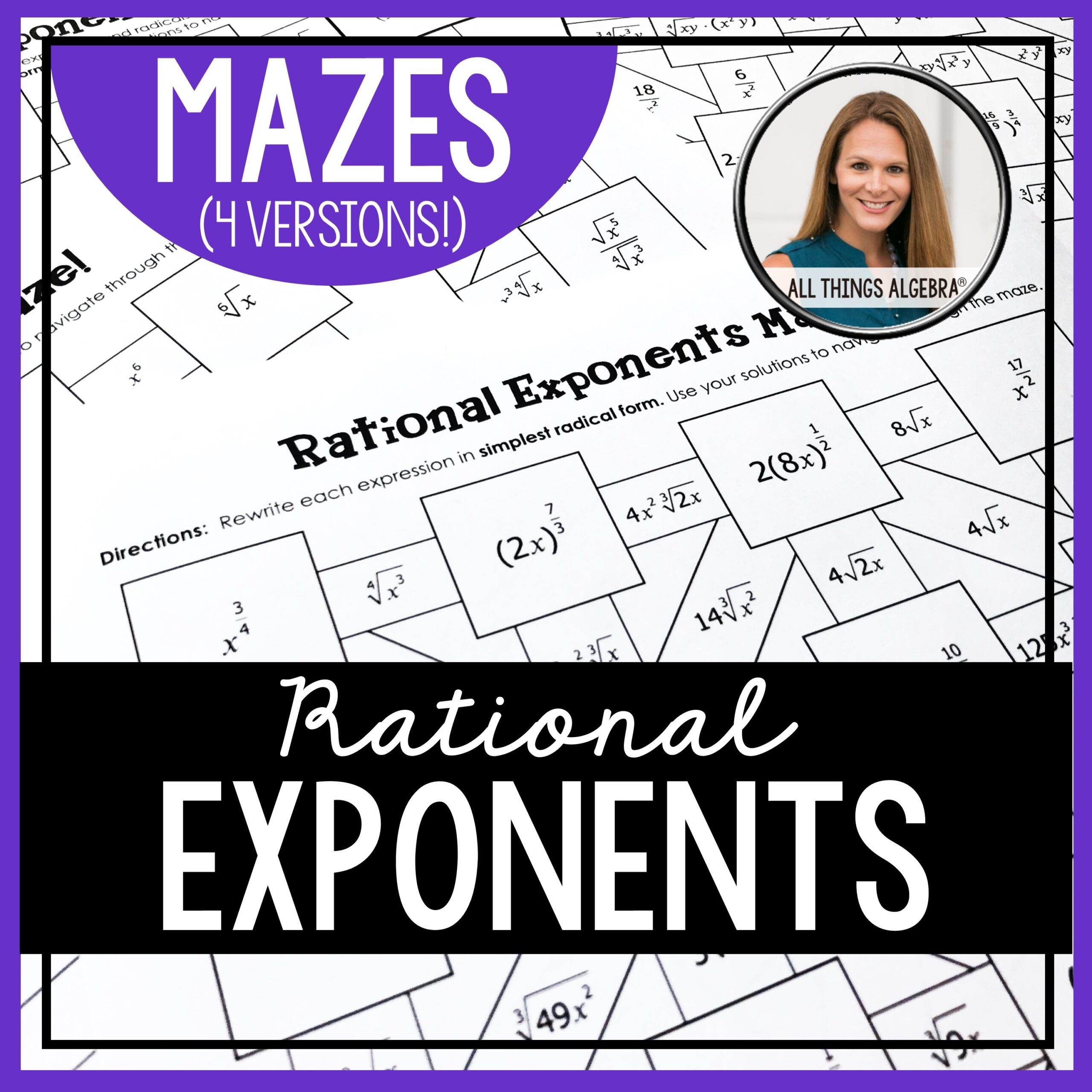 Rational Exponents Mazes