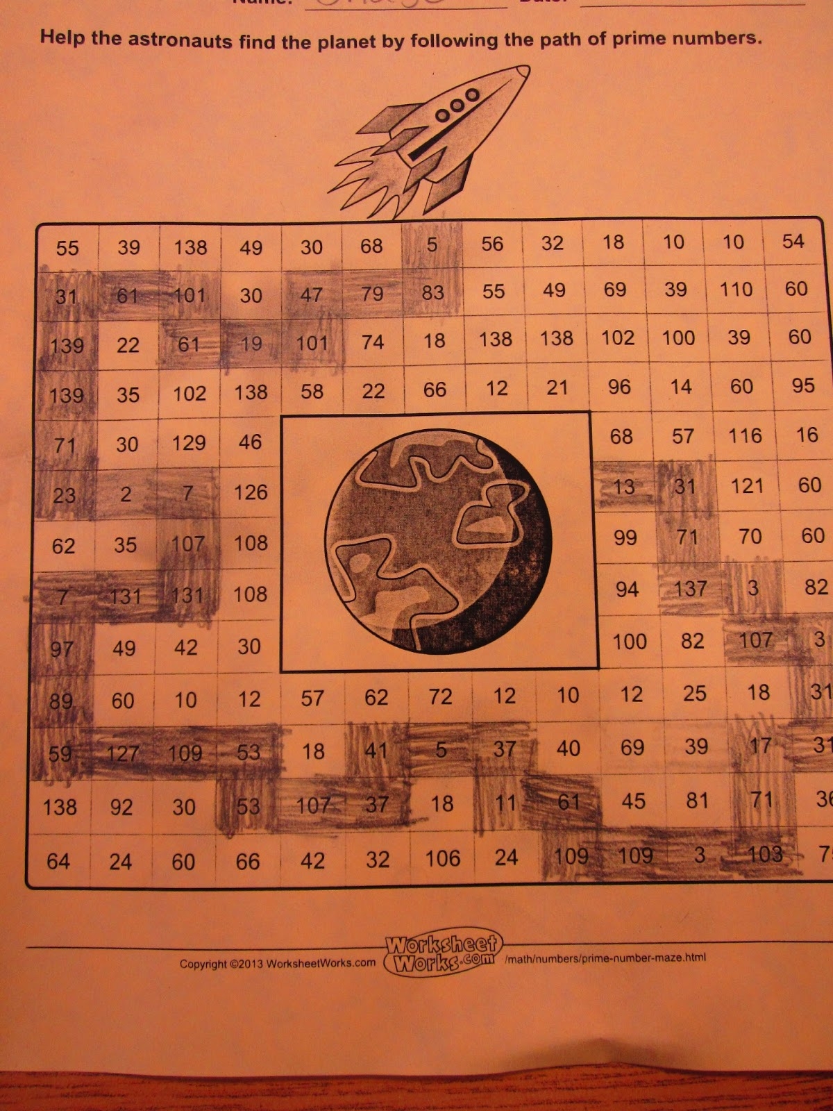 Worksheet Works Division Maze