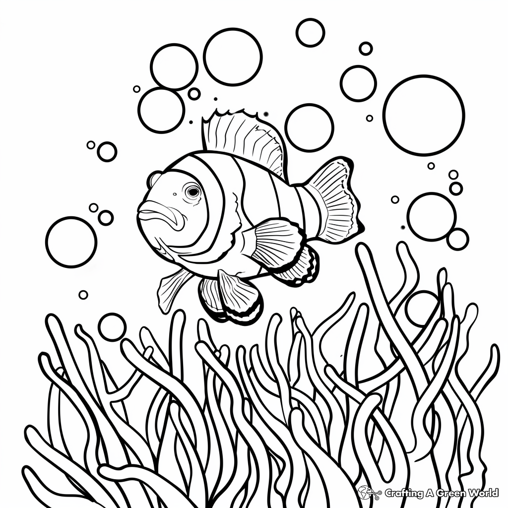 Sea Anemone Coloring Pages Free U0026 Printable 