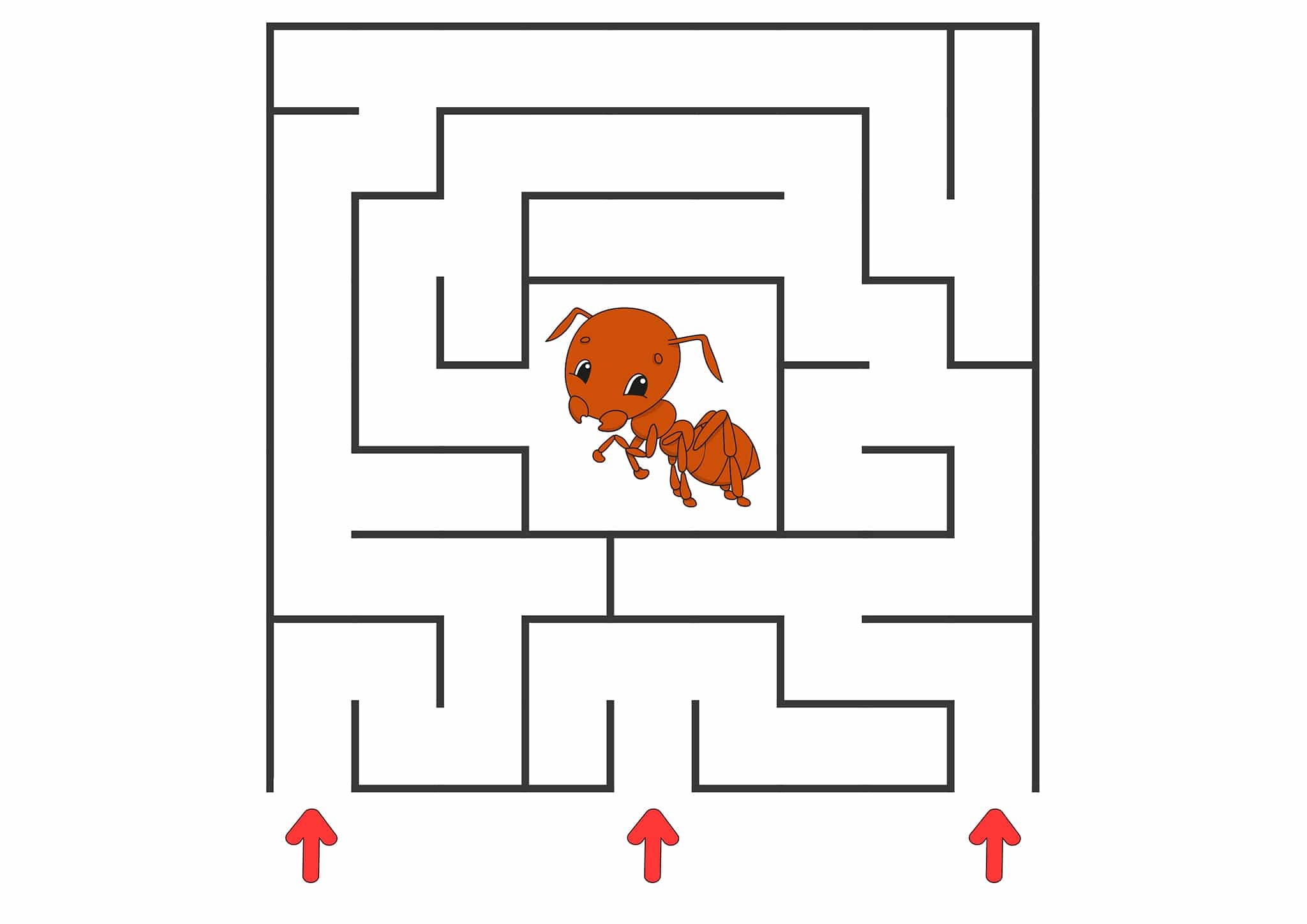 Simple Mazes For Kids Free Printable Planes U0026 Balloons Worksheets Library