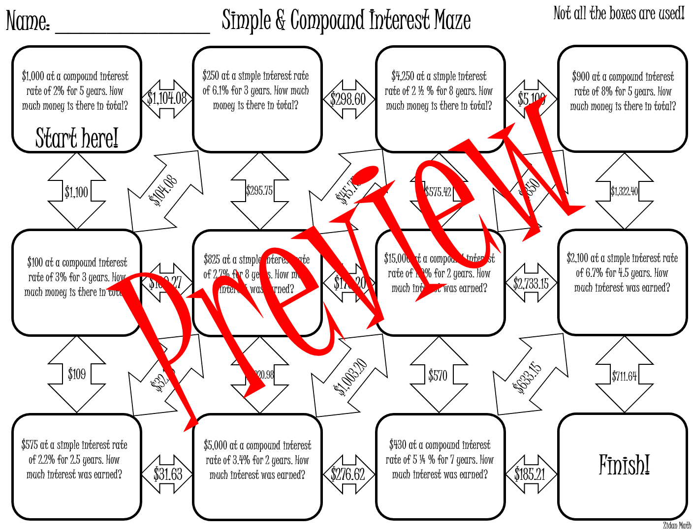Worksheet Works Math Maze Answer Key