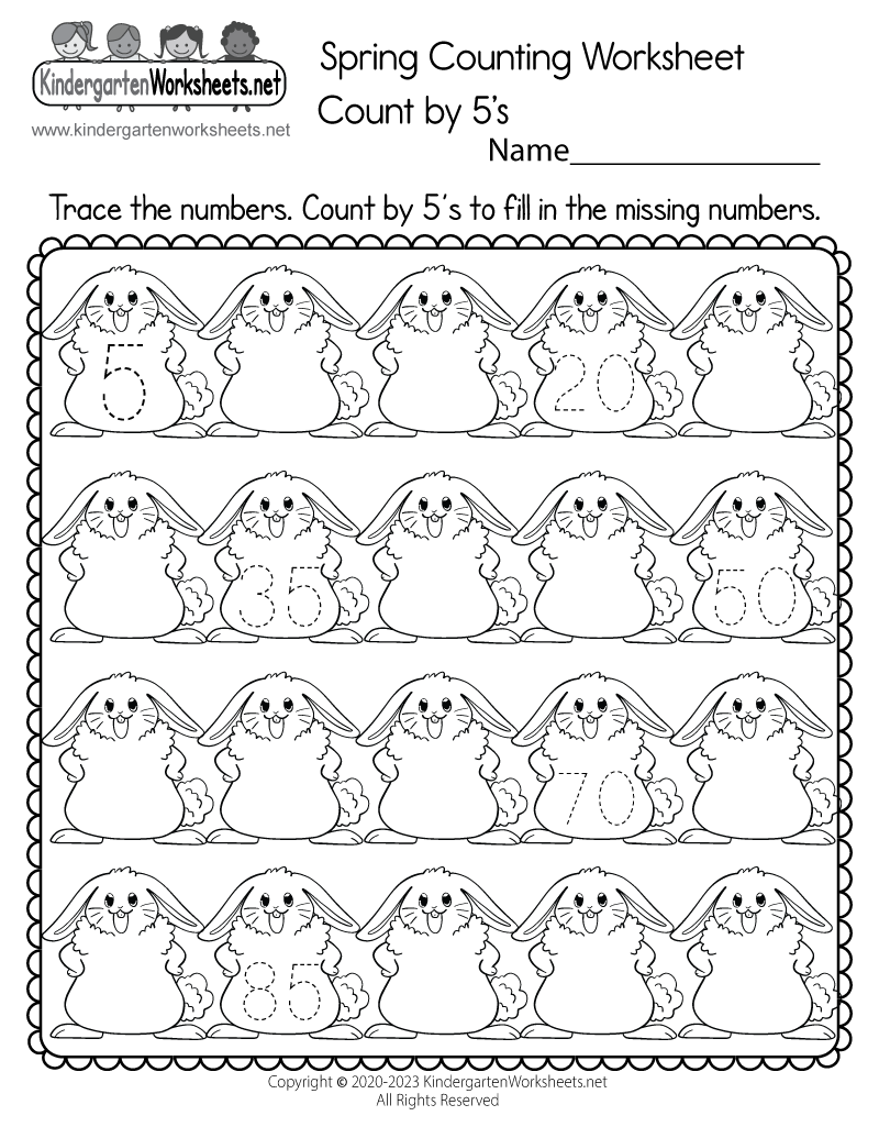Counting By 5s Worksheet Maze