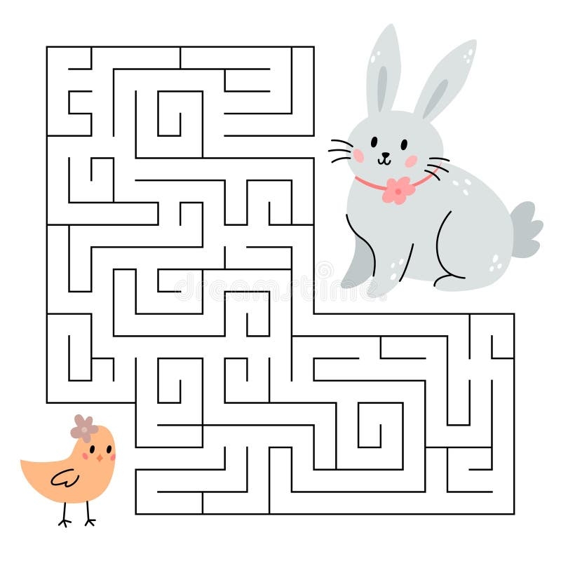 Spring Maze Worksheets